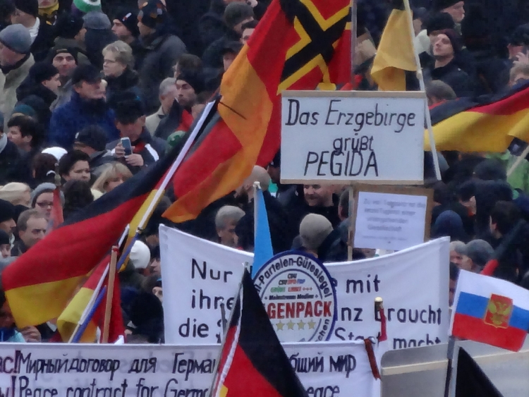 Pegida-Demonstration am 25. Januar 2015